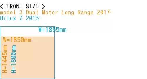 #model 3 Dual Motor Long Range 2017- + Hilux Z 2015-